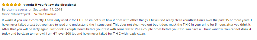 Positive Ready Clean Review