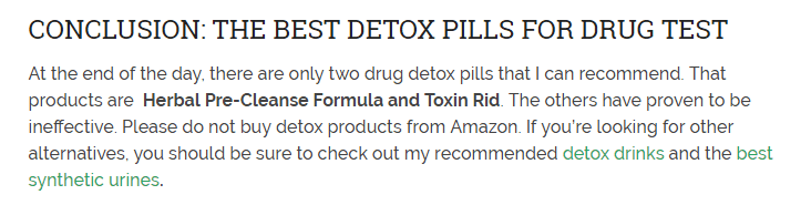 Postitve Toxin Rid Review