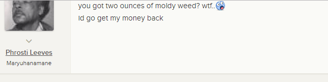 Mold on weed social