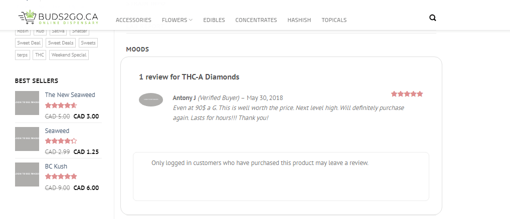 THC-A crystals review