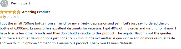 Lazarus Naturals review A