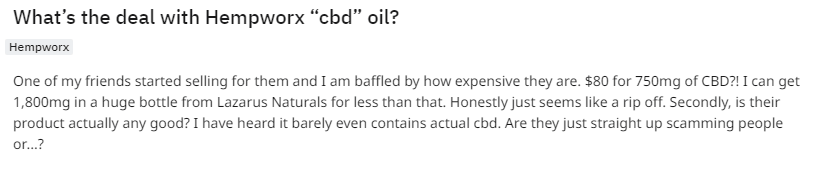 Hempworx CBD Oil review C